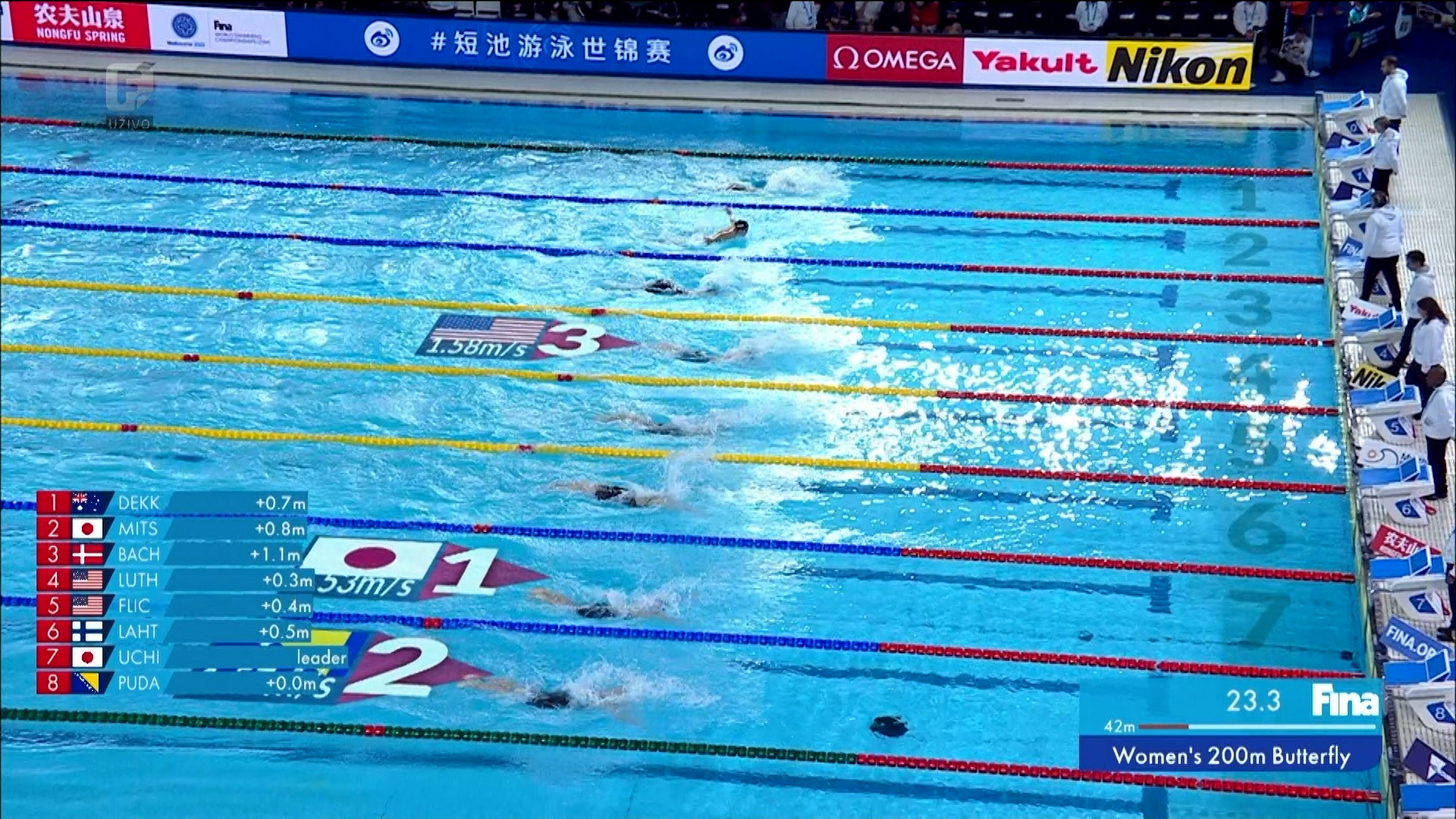 Lana Pudar peta u finalu 200 metara delfin na SP u Melbournu