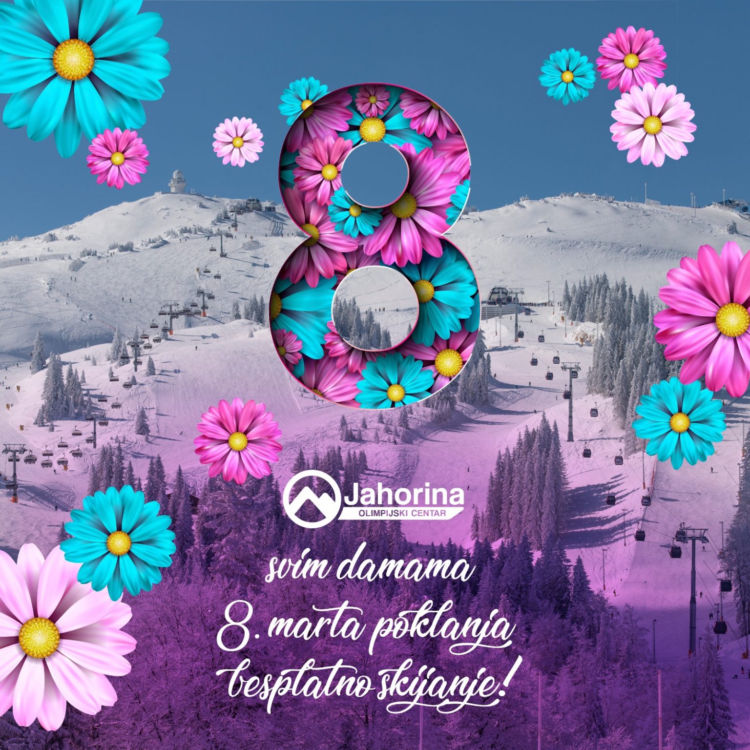 Povodom 8.marta besplatno skijanje za dame na Jahorini