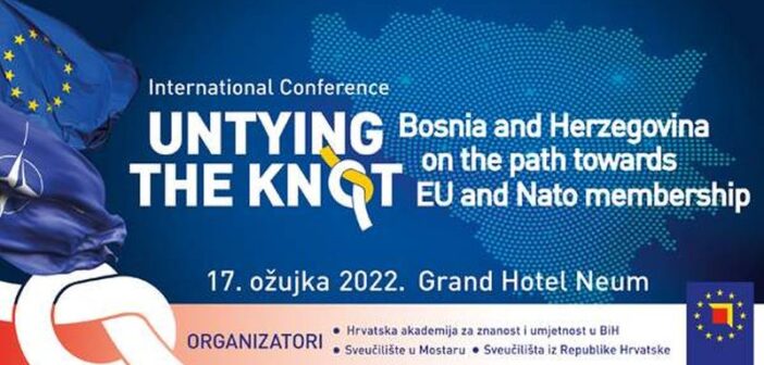 "Razvezivanje čvora na putu Bosne i Hercegovine u EU i NATO"