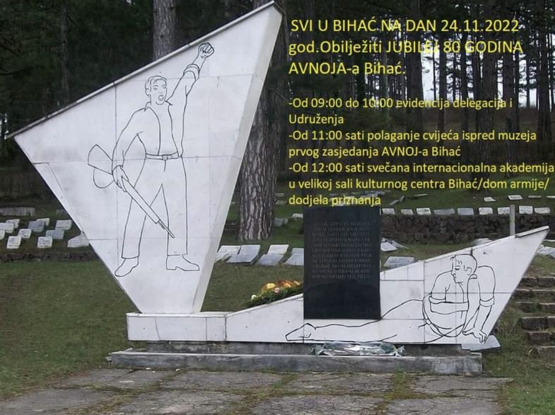 Gost jutra RF :  predsjednik Udruženja antifašista i boraca NOR-a Grada Bihaća i Bosanske krajine Osman Handukić -  historijski događaji nas obavezuju da čuvamo tekovine antifašizma