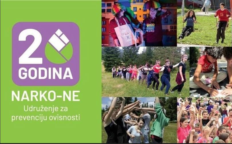 Udruženje za prevenciju ovisnosti NARKO-NE: 20 godina izgradnje zdravog društva