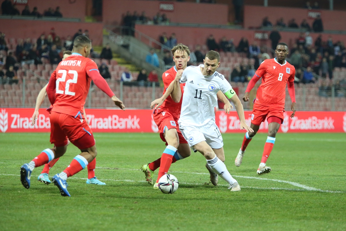 Edin Džeko ušao u igru i postigao pobjedonosni gol protiv Luksemburga