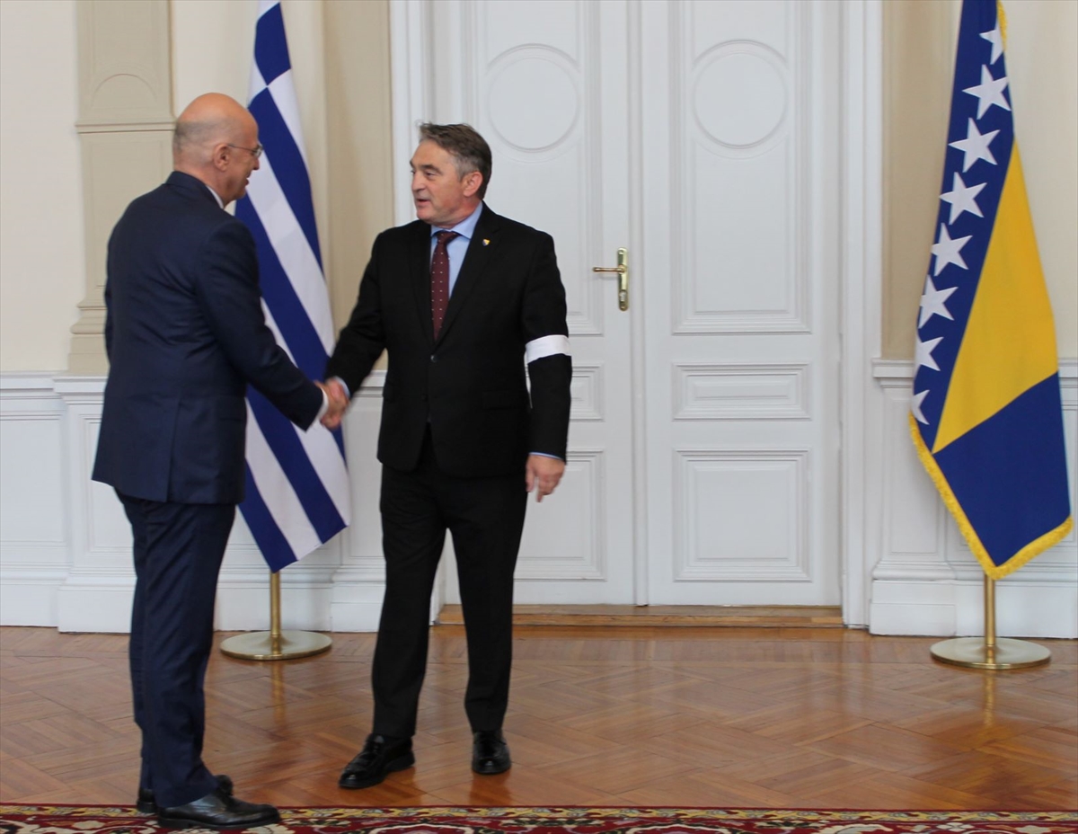 Susret Komšić - Dendias: Grčka neće prihvatiti ideje o secesiji bilo kojeg dijela BiH