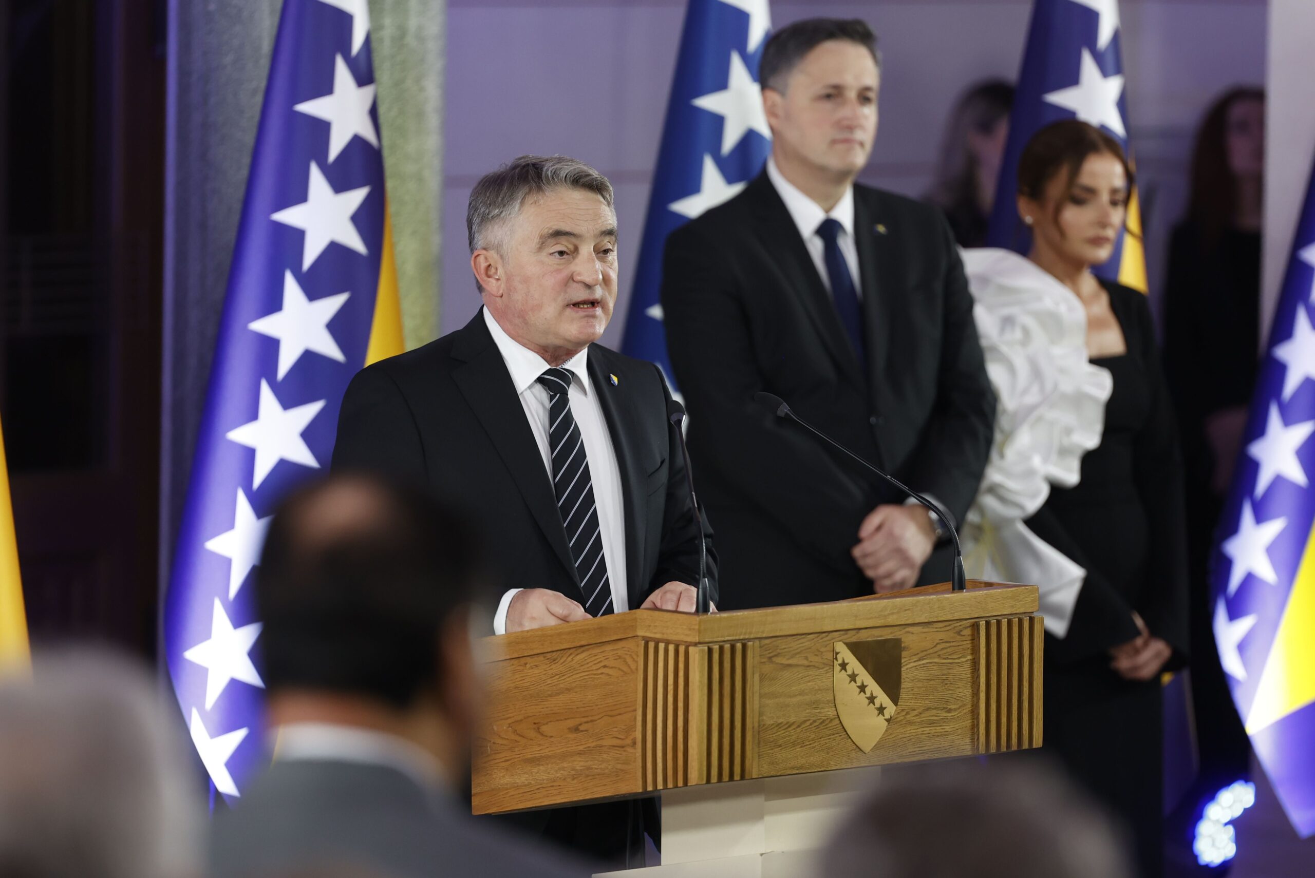 U Njujorku predstavljanje rezolucije o Srebrenici, u dvorani i Bećirović i Komšić