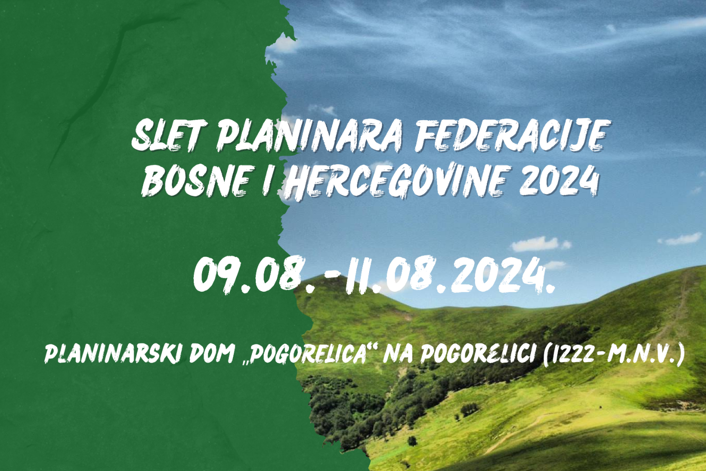 Slet planinara FBiH od 9.do 11.augusta-preko 800 učesnika