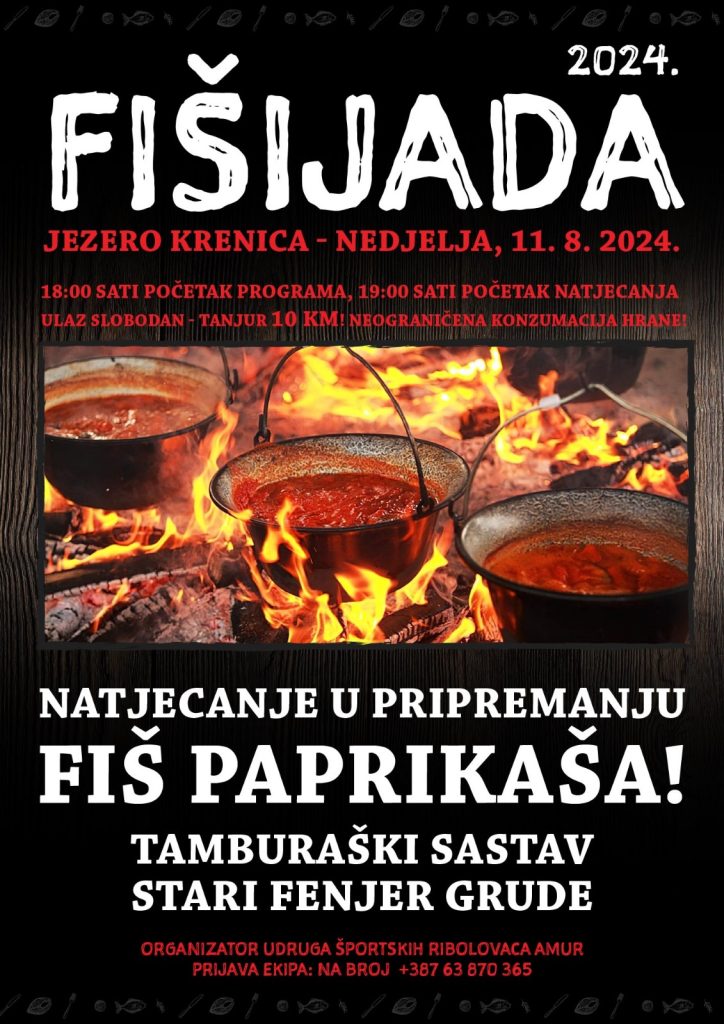 Tradicionalna Fišijada danas na jezeru Krenica