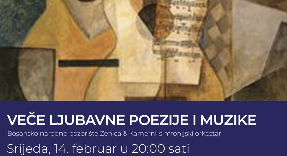 Veče ljubavne poezije i muzike u BNP Zenica