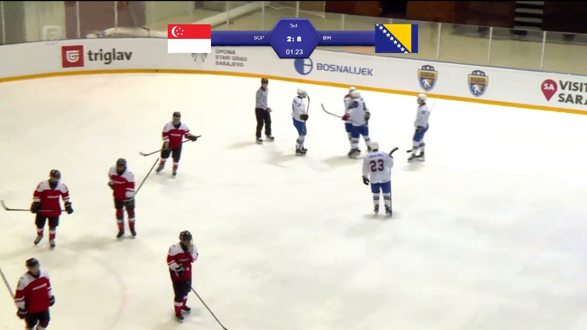 Hokejaši BiH uvjerljivi protiv Singapura, meč protiv Sjeverne Koreje za ulazak u viši rang