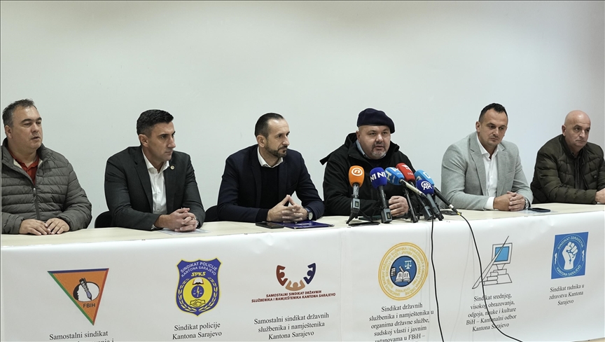 Koordinacija sedam sindikata najavila proteste 29. novembra u Sarajevu