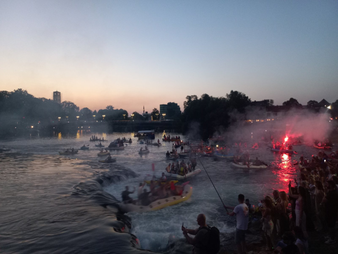 Una regata ušla u Bihać, završena najatraktivnija i najopasnija etapa