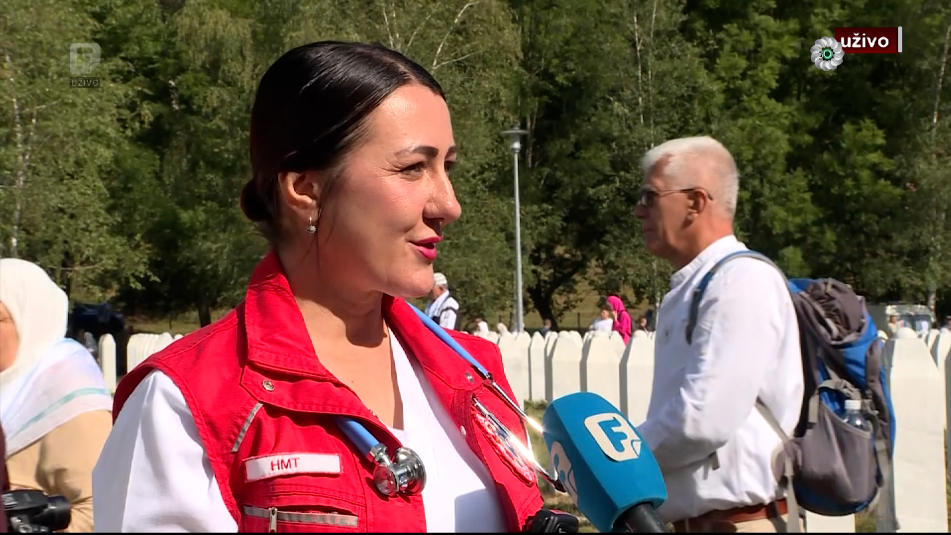 Huseinbegović-Musić: Ogroman je broj ljudi u Potočarima, ljekari su spremni