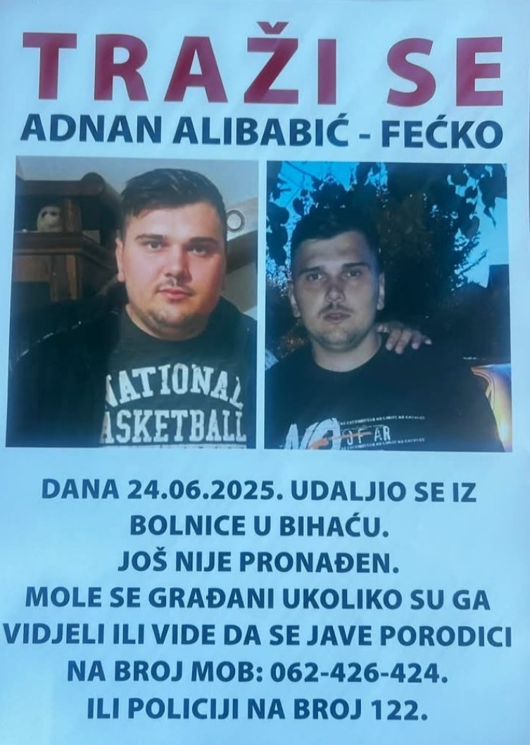 Potraga za Adnanom Alibabićem traje već 29 dana