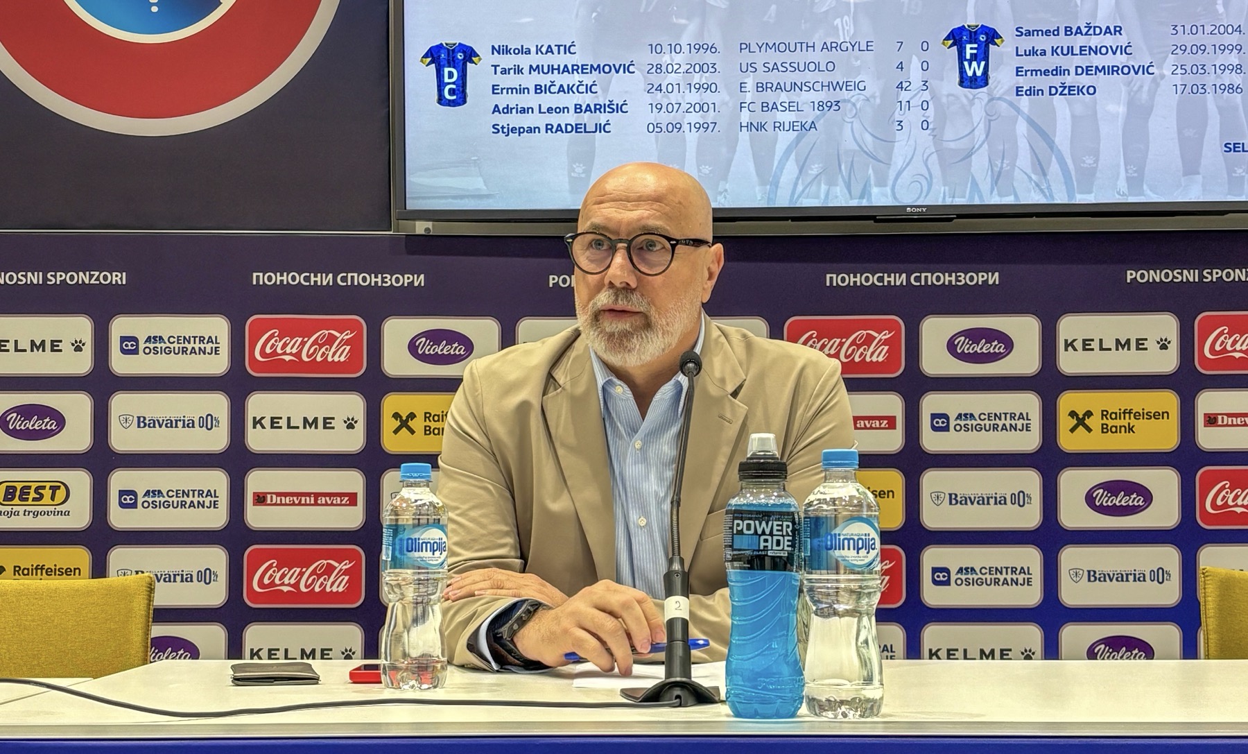 Barbarez najavio ofanzivu: Najjači tim protiv San Marina