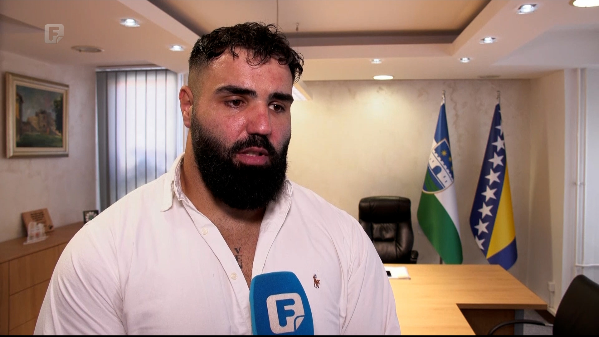 Prijem kod premijera USK-a za džudistu Haruna Sadikovića