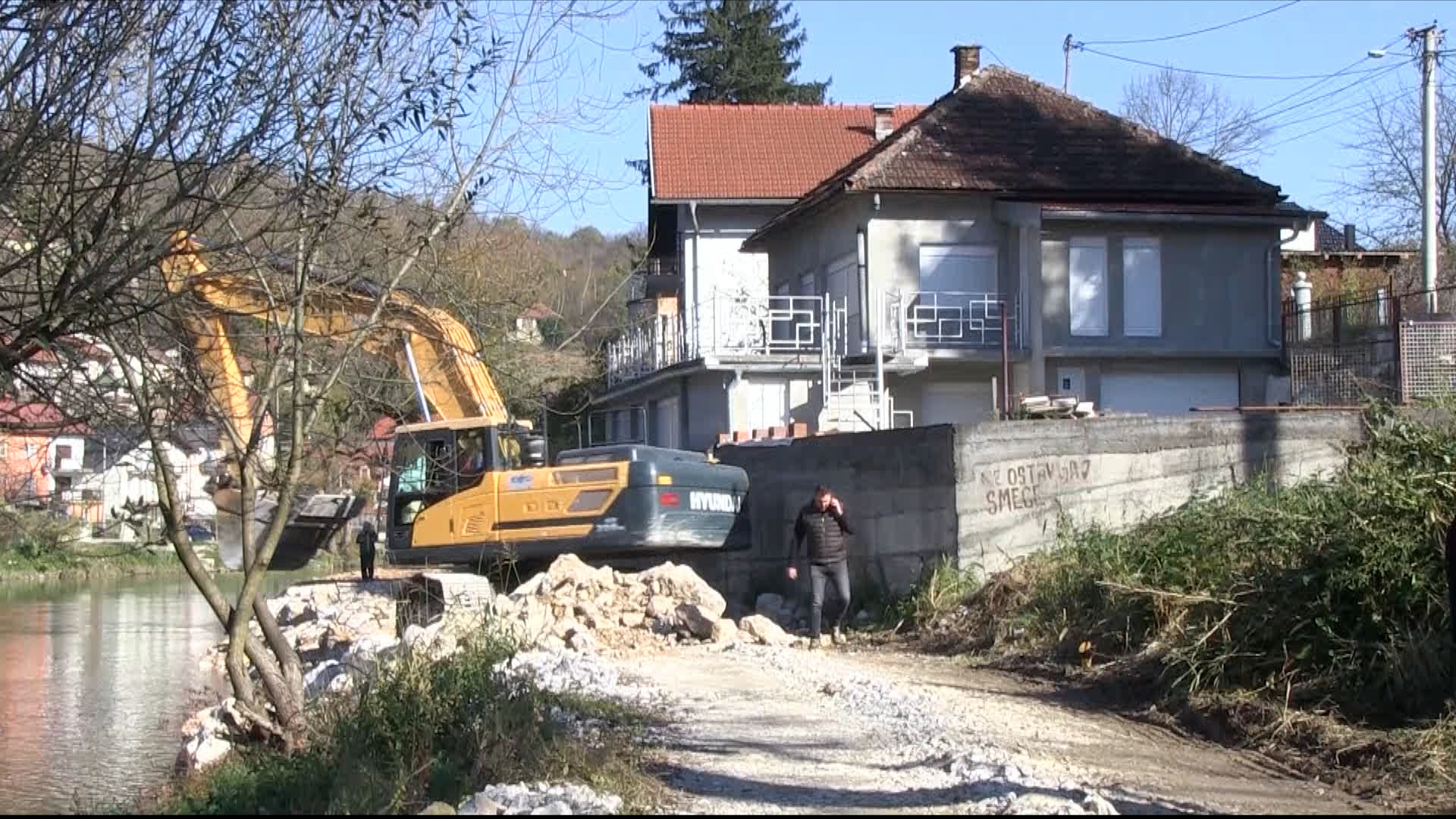 Radovi na obali Vrbasa počeli prije dozvola: Stanivuković tvrdi da su bili 'pripremni'