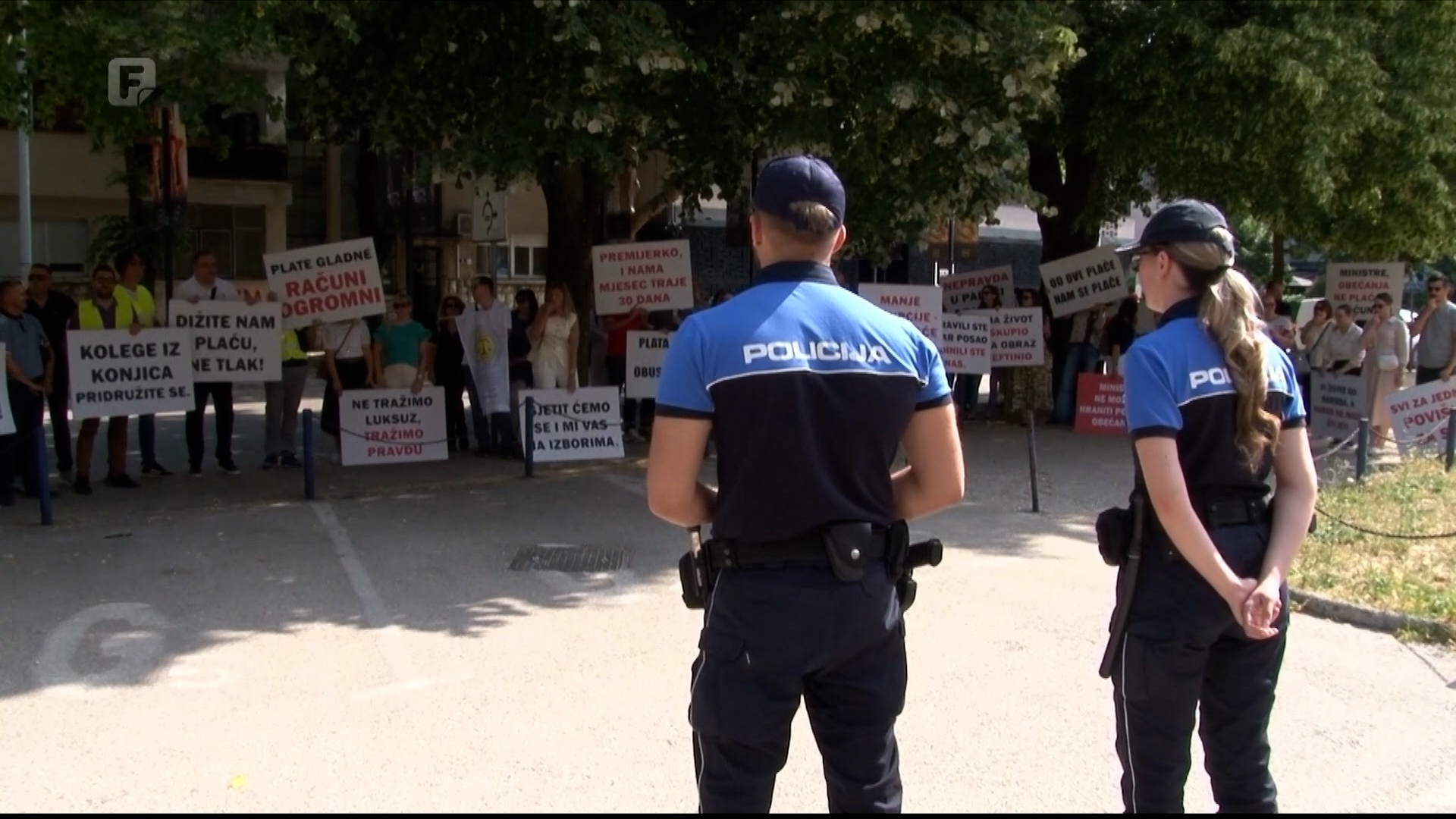 "Ove plate su nedostojne čovjeka": Počeo štrajk upozorenja radnika u pravosuđu HNK