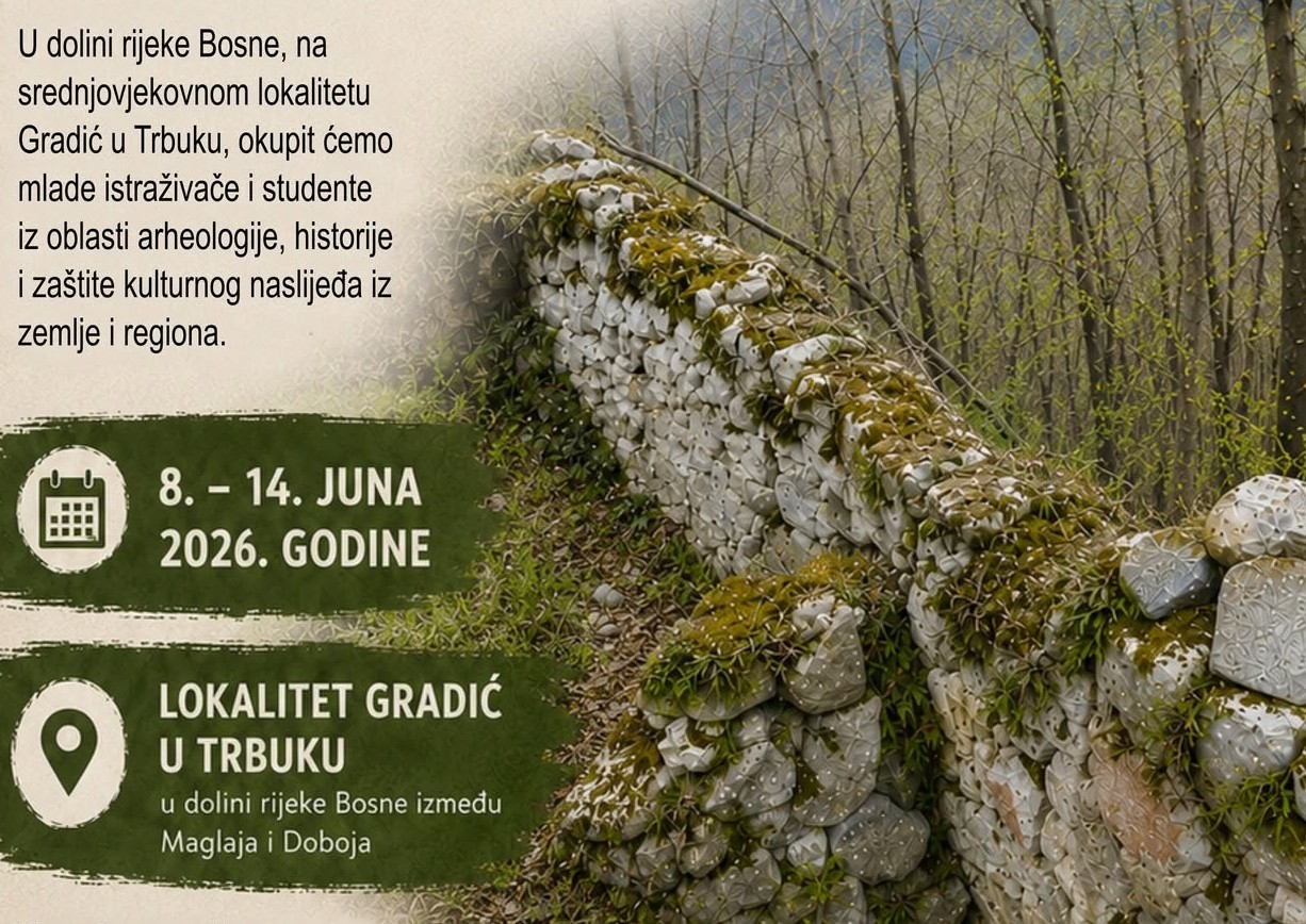 Arheološki kamp na Ozrenu od 8. do 14.juna - otkrivamo prošlost da sačuvamo budućnost