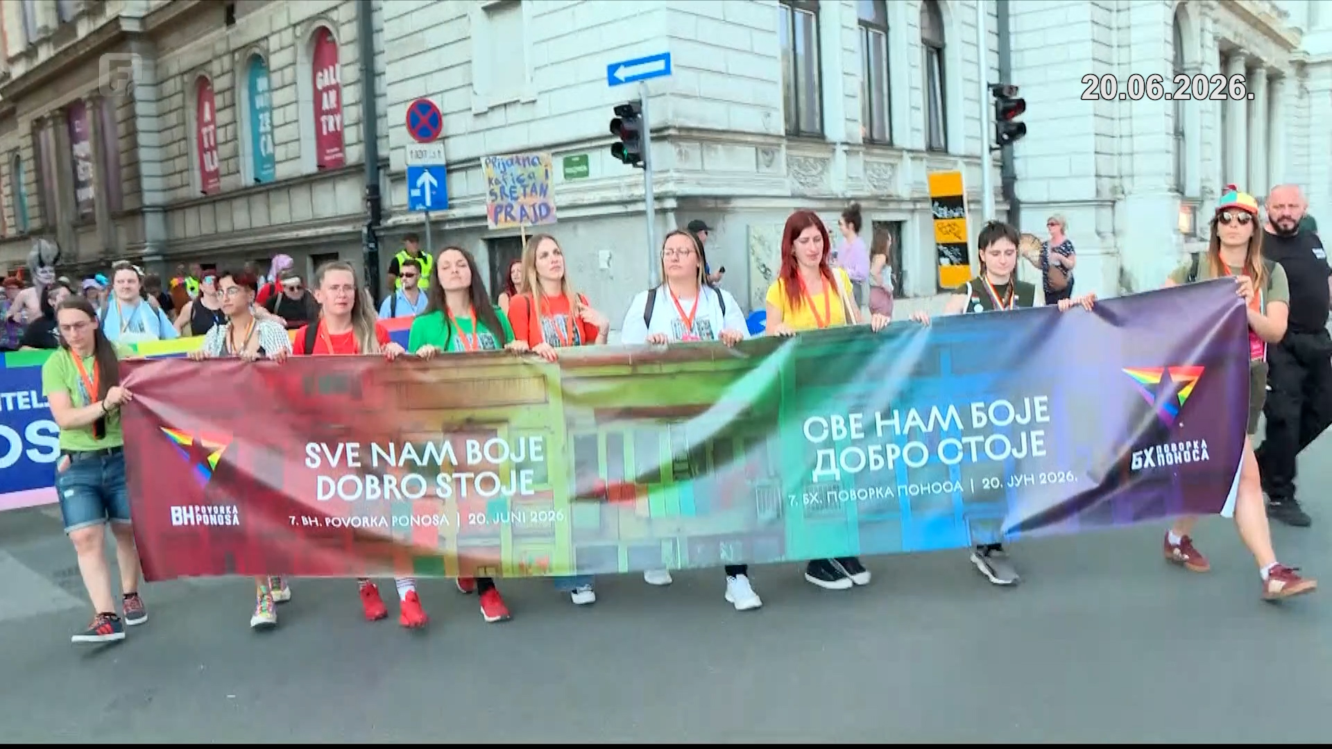 Povorka ponosa u Sarajevu uz poruke jednakosti i borbe protiv diskriminacije