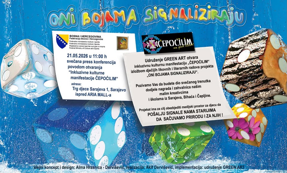 Green Art - Inkluzivna kulturna manifestacija “Čepoćilim” od 20. do 26.maja