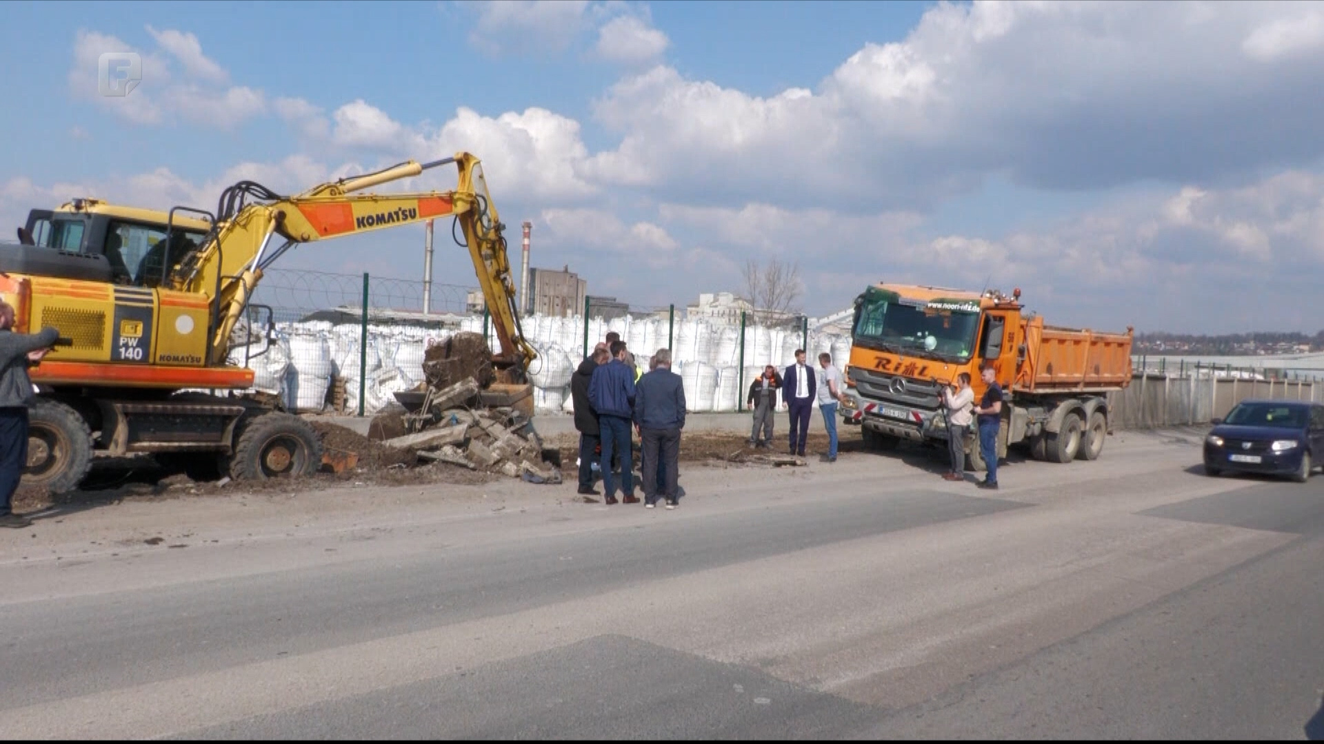 Počela rekonstrukcija cestovnog ulaza u Lukavac, vrijednost radova 6,5 miliona maraka