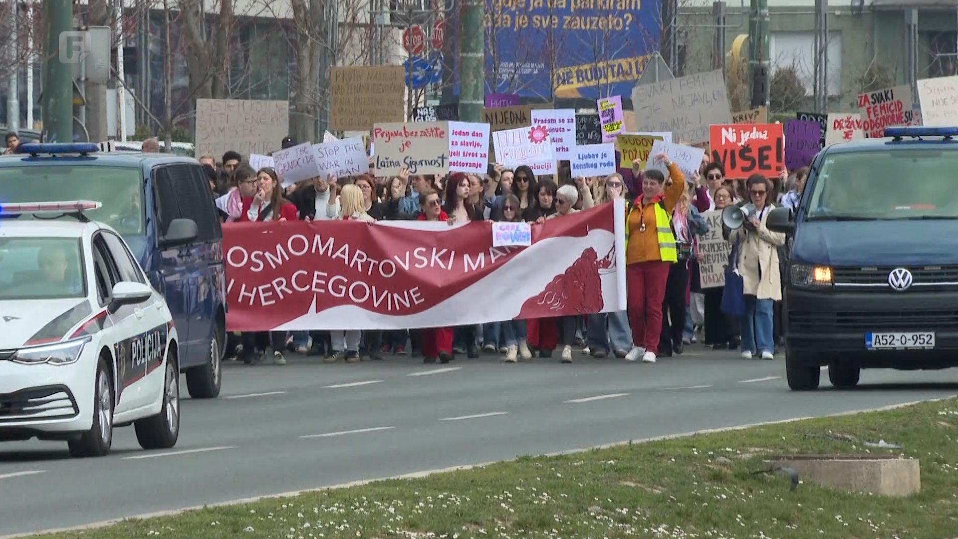 U Sarajevu održan protestni marš 'Sigurnost žena je javna obaveza'