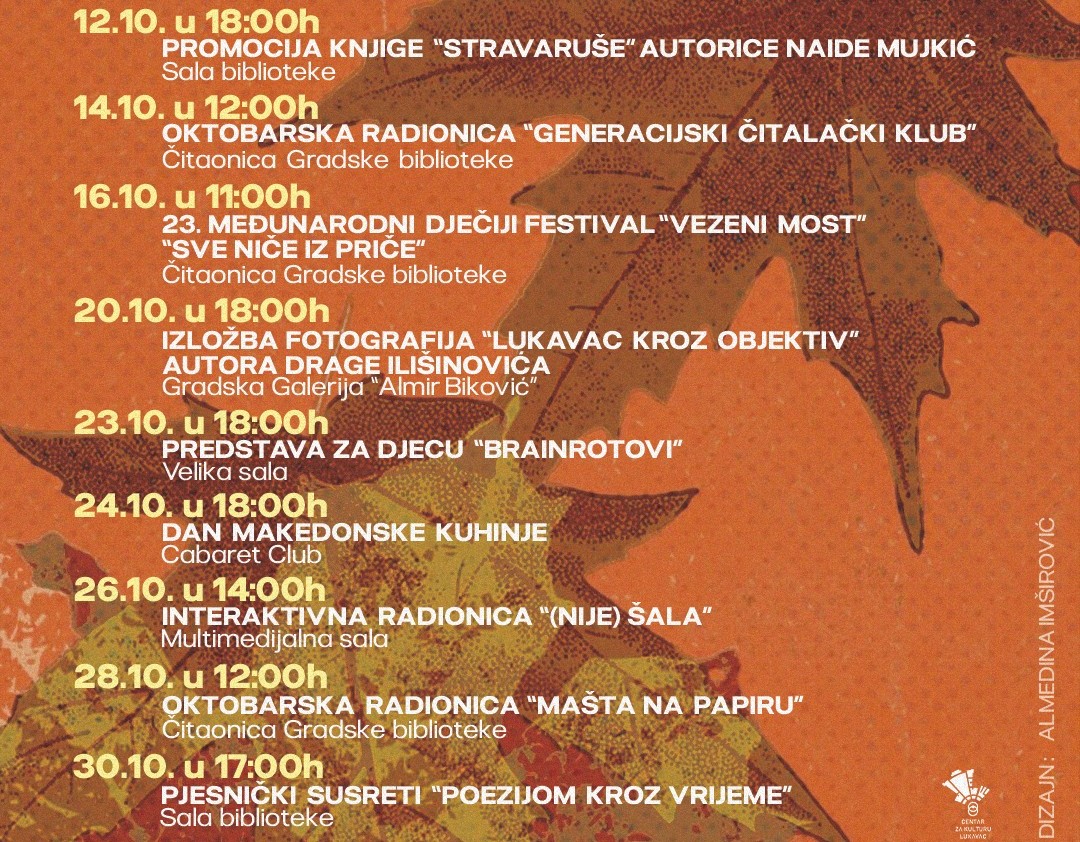 Centar za kulturu Lukavac – mjesec knjige, znanja i druženja sa najmlađima