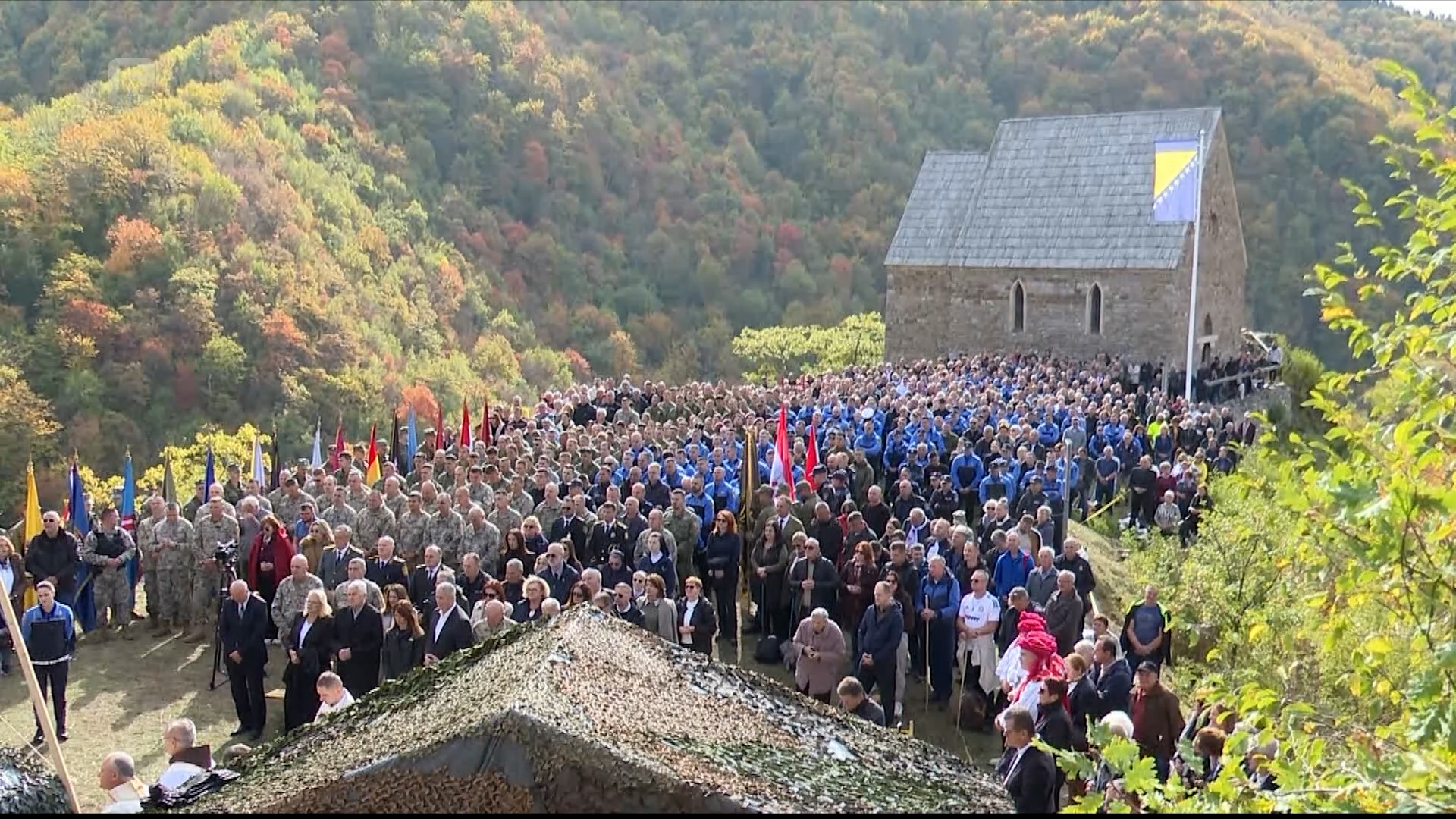 Na Bobovcu održano tradicionalno vojno hodočašće i molitva za domovinu