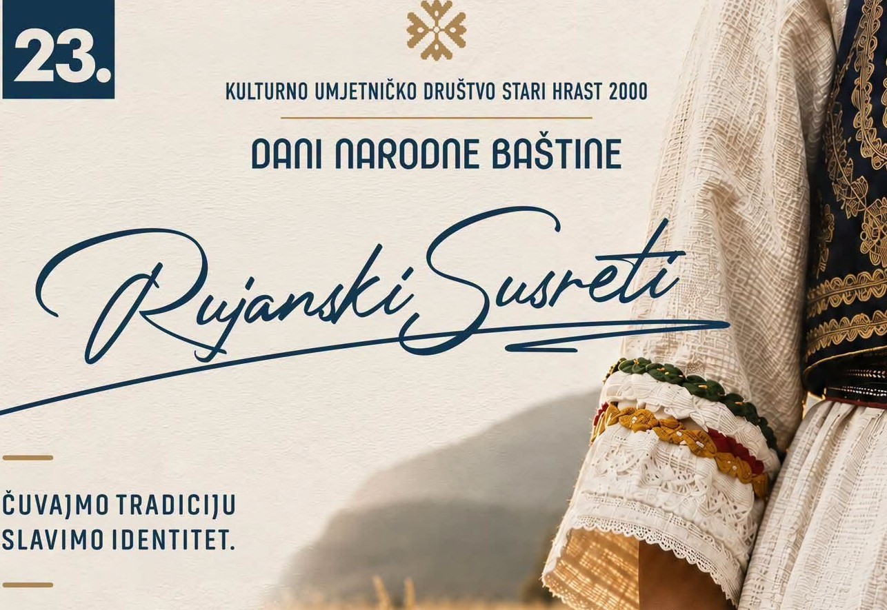 Dani narodne baštine “Rujanski susreti”od 3. do 6. septembra u Novom Travniku