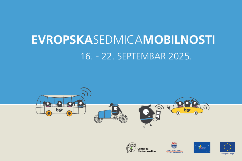 Od 16. do 22. septembra građani Evropske unije, Bosne i Hercegovine i drugih zemalja imaju priliku da učestvuju u najpopularnijem događaju na svijetu vezanom za urbanu mobilnost pod nazivom „Evropska sedmica mobilnosti“. Generalna direkcija za životnu sredinu Evropske komisije još je 2002. pokrenula kampanju koja se svake godine organizuje u gotovo 2.500 gradova u više od 40 zemalja. Ovogodišnja tema je „Mobilnost za sve'', s fokusom na međugeneracijsku pristupačnost.