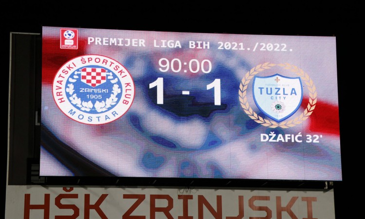 Bez pobjednika u sudaru Zrinjskog i Tuzle
