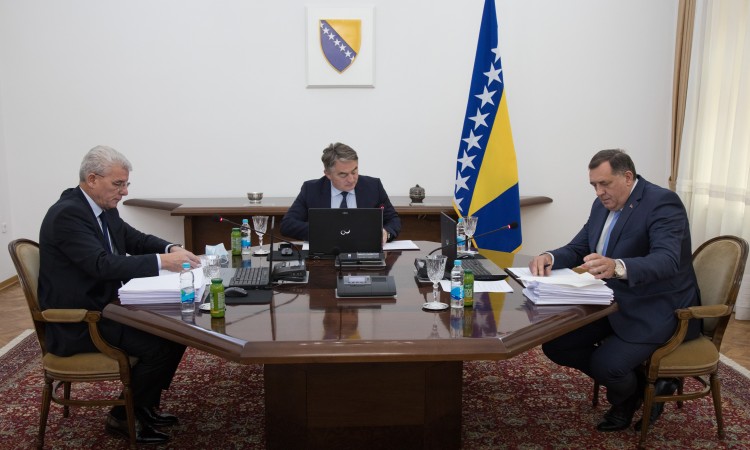 Predsjedništvo BiH nije postiglo konsenzus u oblasti vanjske politike