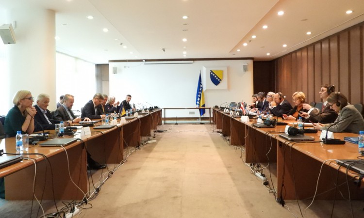 Članovi Kolegija oba doma PSBiH razgovarali sa Sobotkom