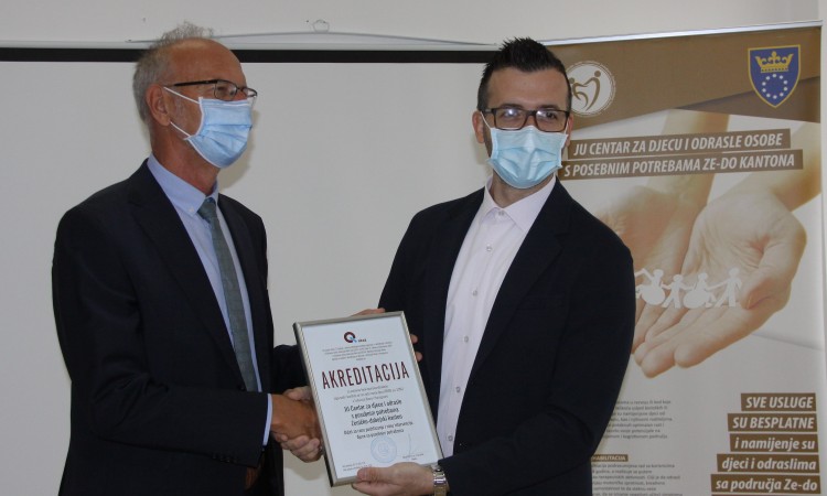 AKAZ akreditovao JU Centar za djecu i odrasle sa posebnim potrebama ZDK