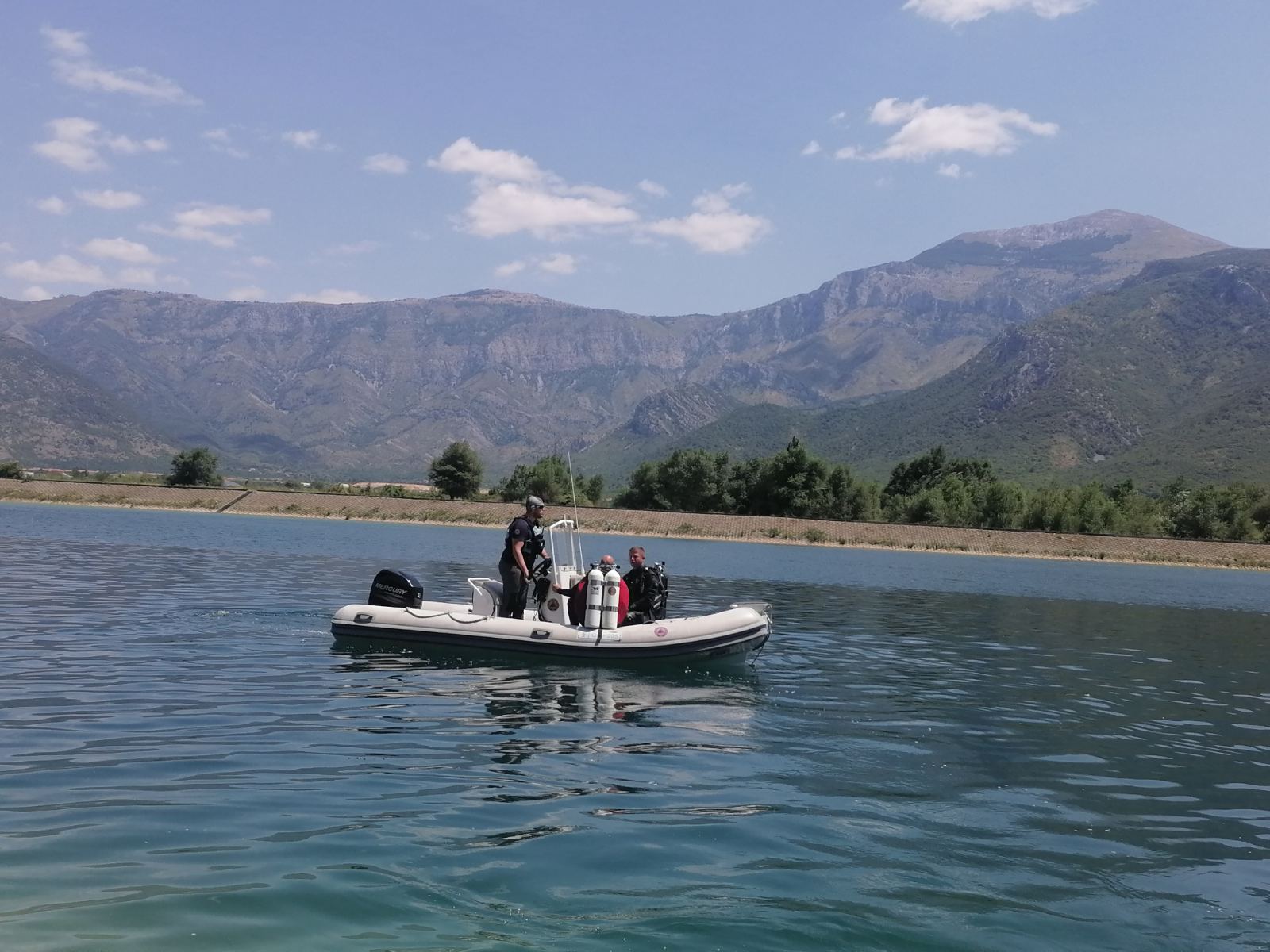 Ronioci FUCZ uključili se u potragu za utopljenikom u jezeru kod HE Mostar