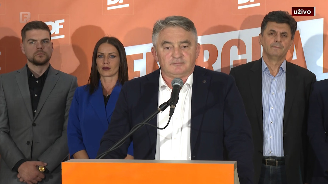 Komšić: DF je u odnosu na prošle izbore zabilježio rast od nekih 30 posto
