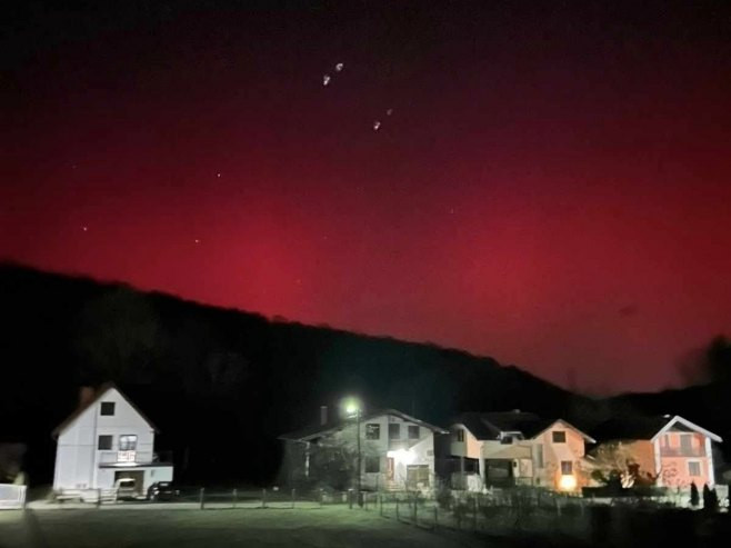 Aurora borealis bila je vidljiva i u našoj zemlji