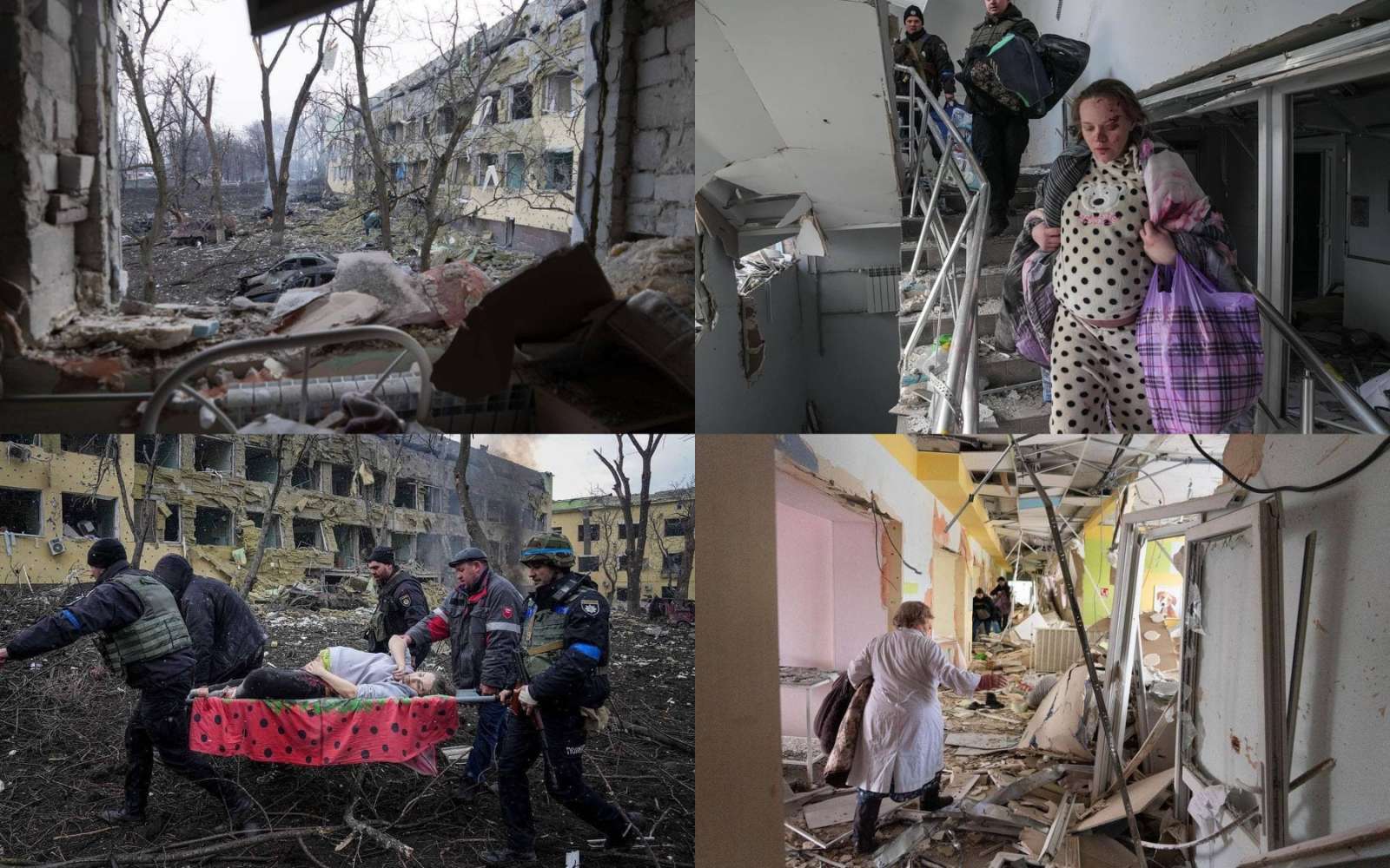 U zračnom napadu u Mariupolju pogođeno rodilište