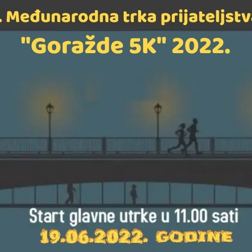 Međunarodnoa utrka prijateljstva Goražde 5K promoviše sport i prijateljstvo