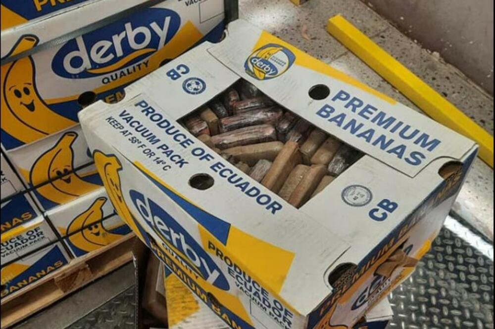 Uhićen špediter iz Bara zbog povezanosti s pronalaskom 400 kg kokaina