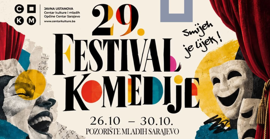 Krajem oktobra počinje 29. festival komedije 'Smijeh je lijek'