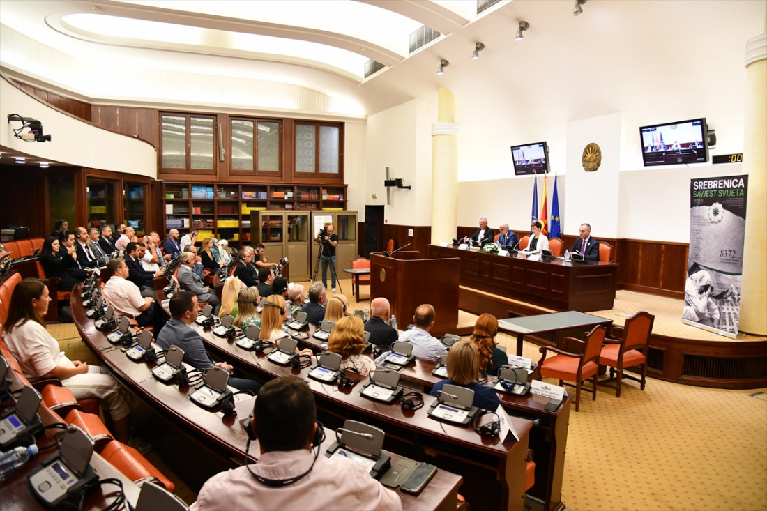 S. Makedonija: Održana komemorativna sjednica povodom Dana sjećanja na genocid u Srebrenici
