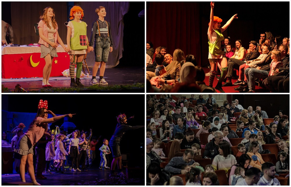 BKC TK: Stotine mališana i odraslih uživalo u premijeri predstave “Pipi Duga Čarapa”