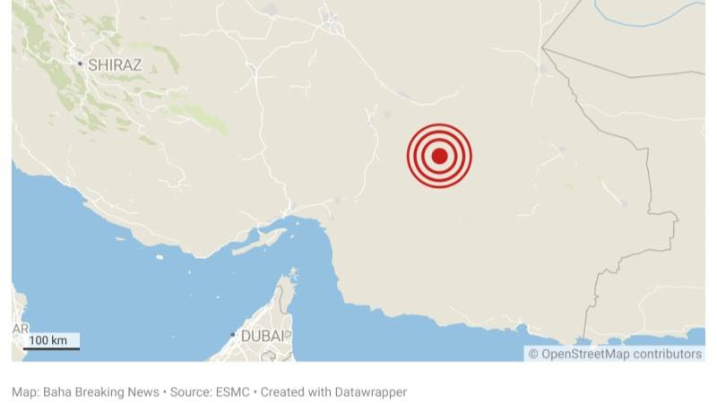 Zemljotres jačine 5,4 stepena pogodio jugoistočni Iran