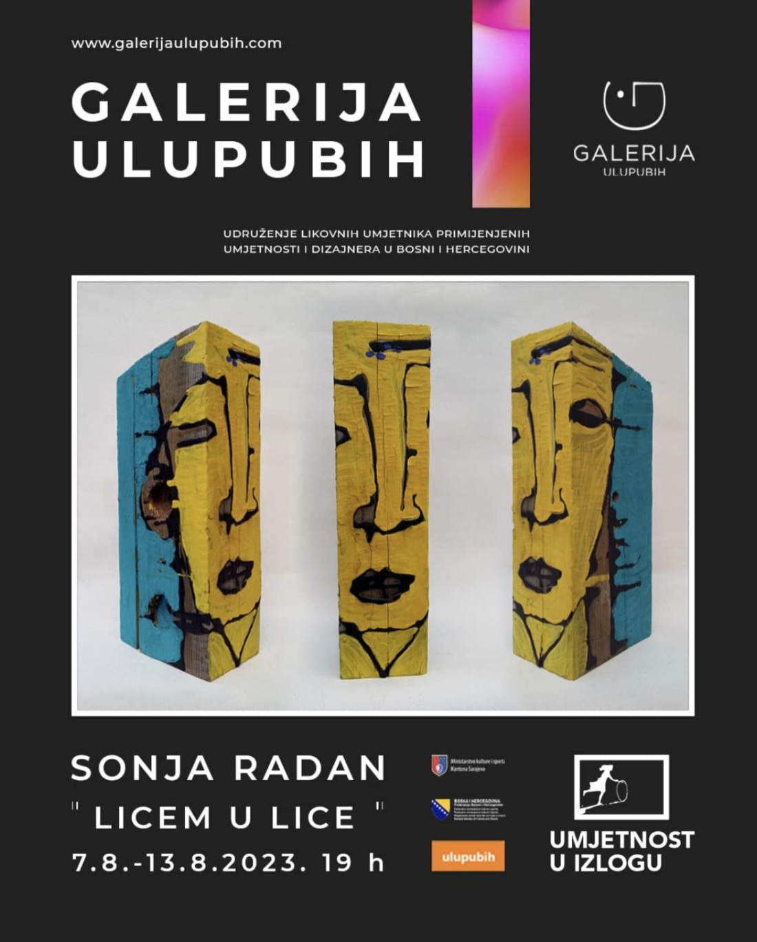 Sarajevo: Večeras otvaranje izložbe Sonje Radan “Licem u lice”
