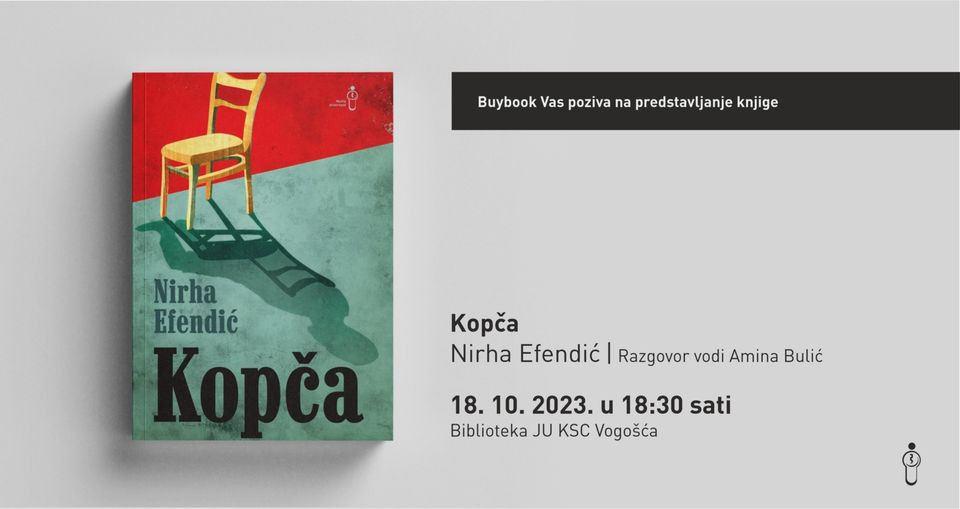 Knjiga Nirhe Efendić "Kopča" : Autobiografska priča o gubitku oca i brata