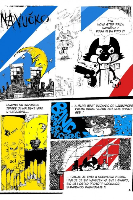 Uskoro izložba stripa "Navučko", autora Berina Tuzlića