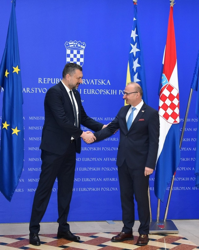 Konaković i Grlić Radman ocijenili značajnom sjednicu BIH i Hrvatske u junu, u dnevnom redu otvorena pitanja dvije države