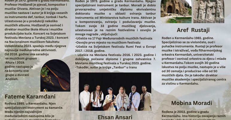 Muzički centar Pavarotti: Radionica muziciranja na tradicionalnim iranskim instrumentma