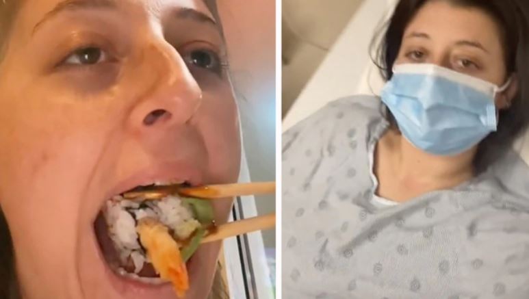 Žena prevezena u hitnu nakon što je pojela 32 rolnice sušija