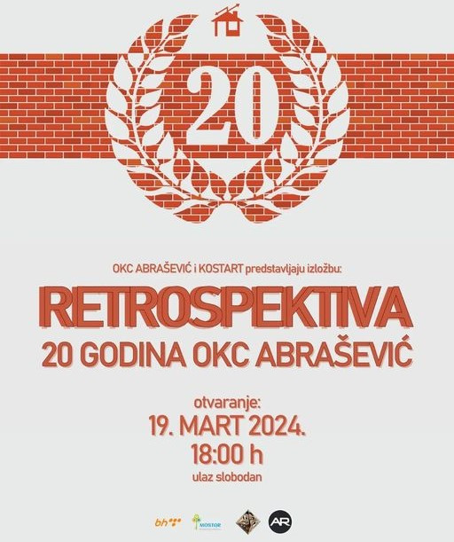 Sutra u Mostaru izložba "Retrospektiva 20 godina OKC Abrašević"